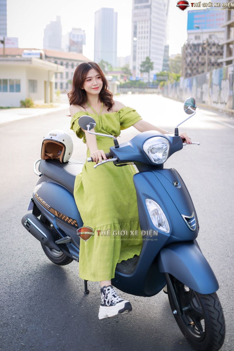 Tổng quan về xe ga 50cc KYMCO Like Sơn Nhám