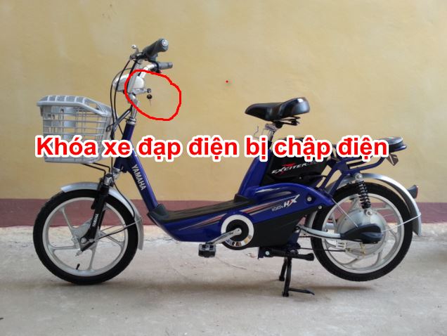 Khóa xe đạp điện bị chập điện