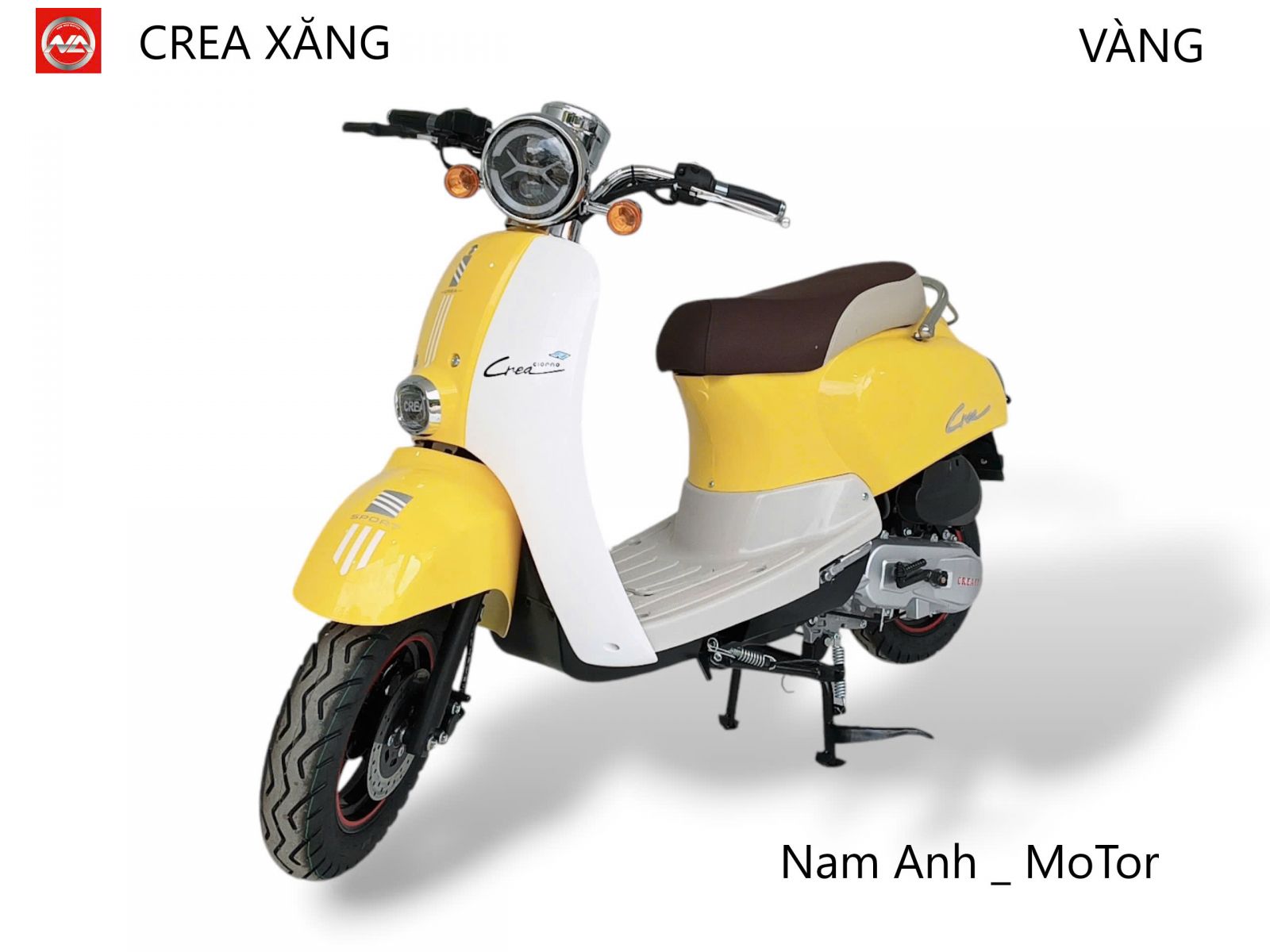 Động cơ và hiệu suất vận hành của xe ga Crea F1 50cc 2025