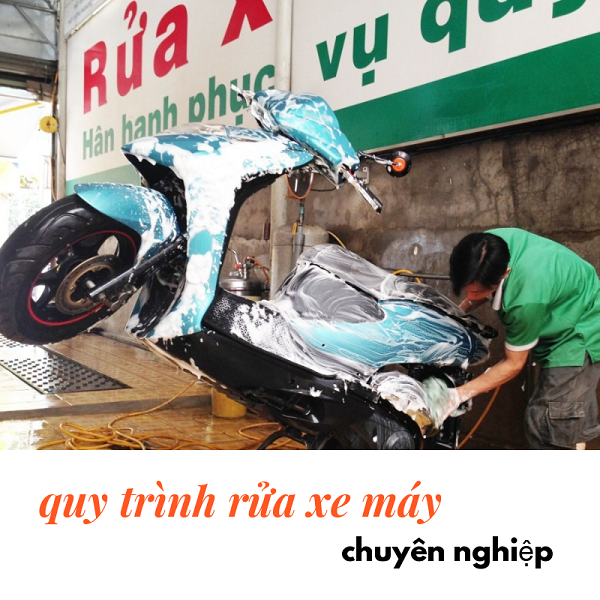 Rửa xe ga 50cc