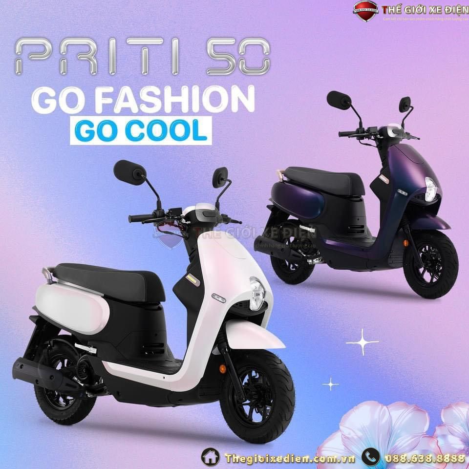 Giới thiệu tổng quan về xe ga 50cc SYM Priti