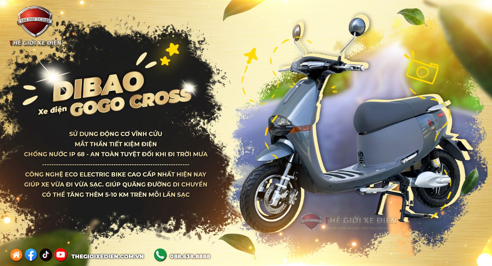 Tỏa sáng cùng Dibao Gogo Cross - Phong cách không giới hạn