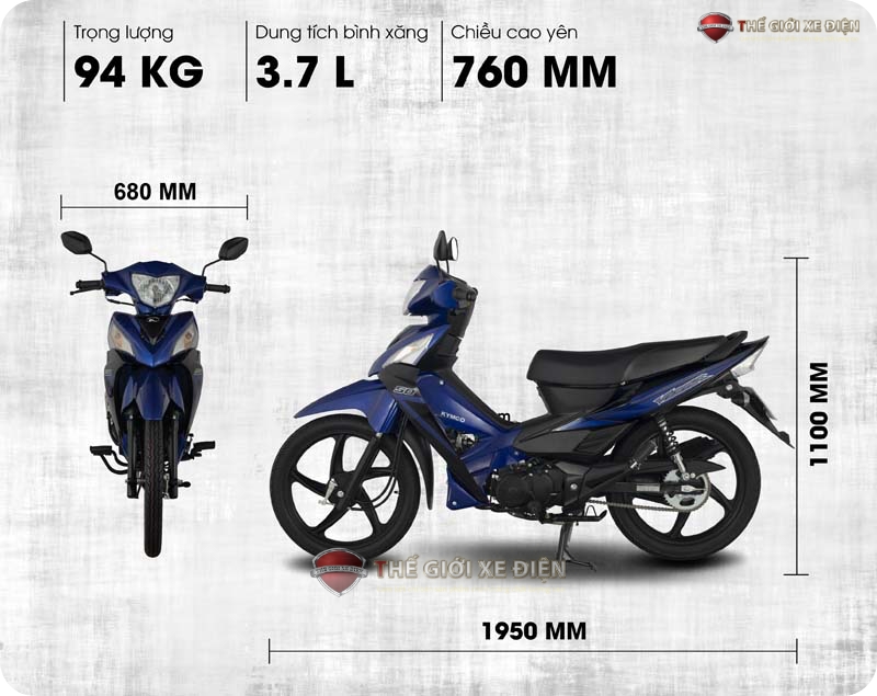 xe 50cc kymco vistar